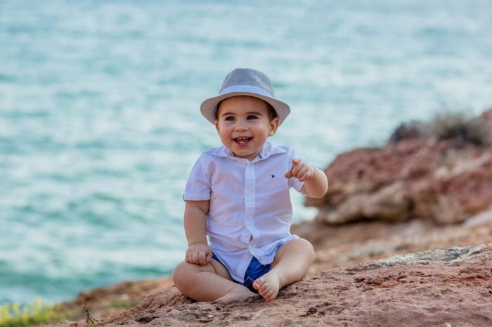 Fotos familiares en la playa o a